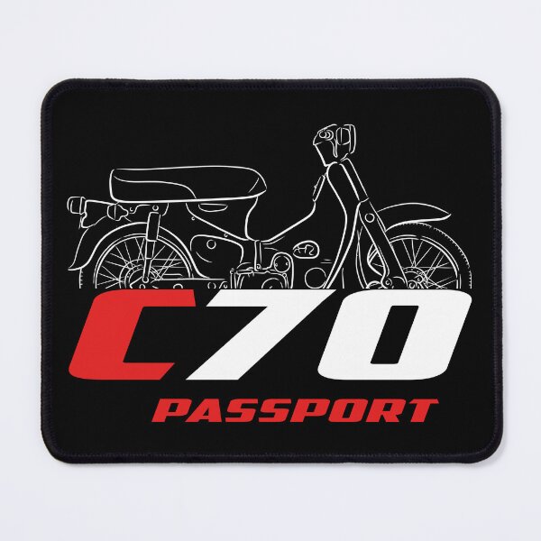 Item preview, Honda C70 Passport 1970-1984 for bikers, Motorcycle designed and sold by ThrottleArts.