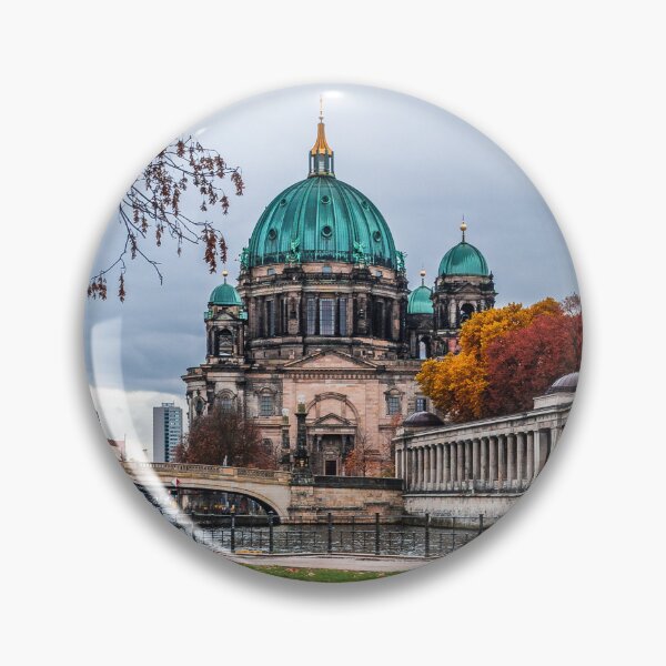 Item preview, Berlin Cathedral on the banks of the Spree in autumn - photograph by elbvue designed and sold by elbvue.