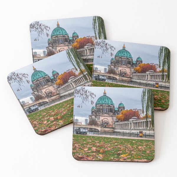 Item preview, Berlin Cathedral on the banks of the Spree in autumn - photograph by elbvue designed and sold by elbvue.