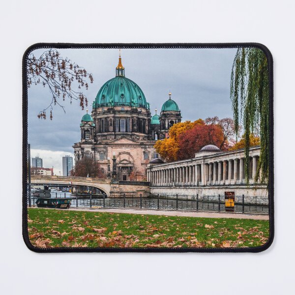 Item preview, Berlin Cathedral on the banks of the Spree in autumn - photograph by elbvue designed and sold by elbvue.