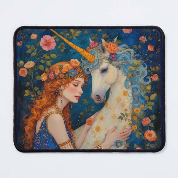 Item preview, The Girl and the Unicorn. designed and sold by Natalia-Vlad.