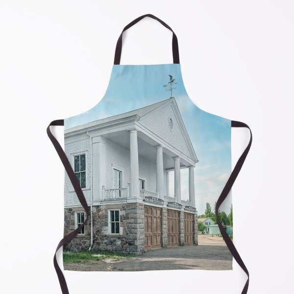 Item preview, Rustic Colonial-Style Firehouse with Stone Foundation and Pillars designed and sold by plugsnpixels.