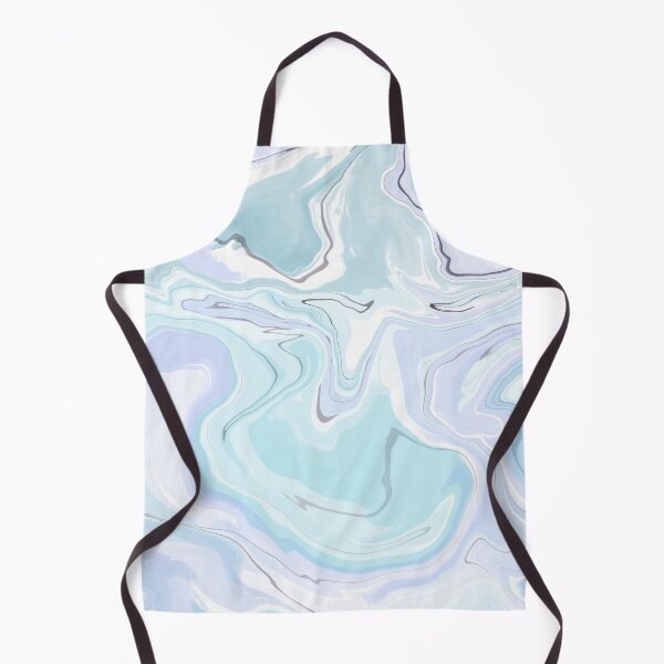 Item preview, Pastel Fluid Art Marble Pattern – Soft Aqua and Lavender Abstract Design designed and sold by elgreko.