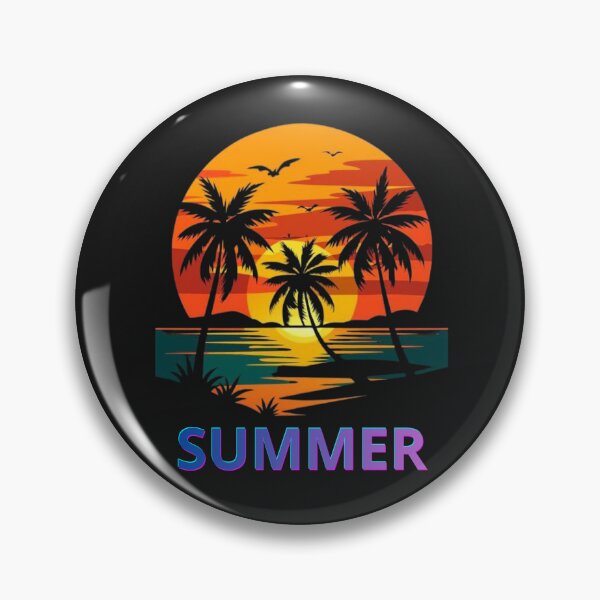 Item preview, SUMMER - Sunset Design on the Beach with Palm Trees and Sea designed and sold by XNewStore.