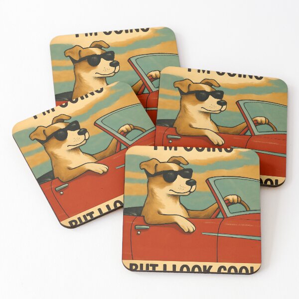 Item preview, Cool Dog in Convertible – No Idea Where, But Looking Sharp designed and sold by Geafixy.