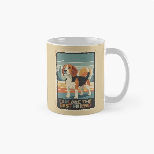 Item preview, Beagle Amistoso Montaña Cartel Vintage Clásico designed and sold by bsbd-action.