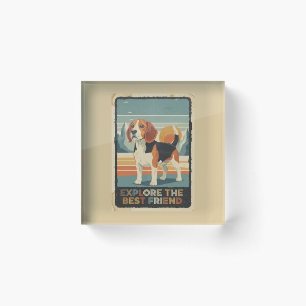 Item preview, Beagle Amistoso Montaña Cartel Vintage Clásico designed and sold by bsbd-action.