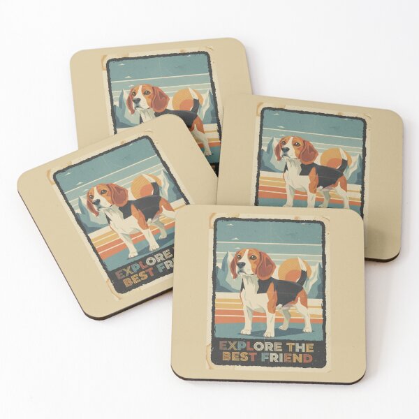 Item preview, Beagle Amistoso Montaña Cartel Vintage Clásico designed and sold by bsbd-action.