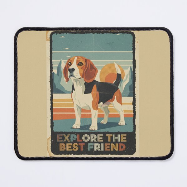 Item preview, Beagle Amistoso Montaña Cartel Vintage Clásico designed and sold by bsbd-action.