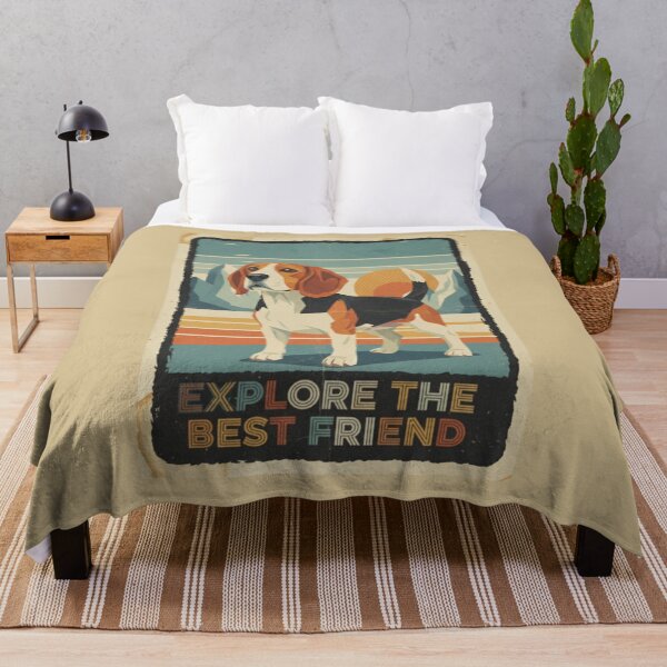 Item preview, Beagle Amistoso Montaña Cartel Vintage Clásico designed and sold by bsbd-action.