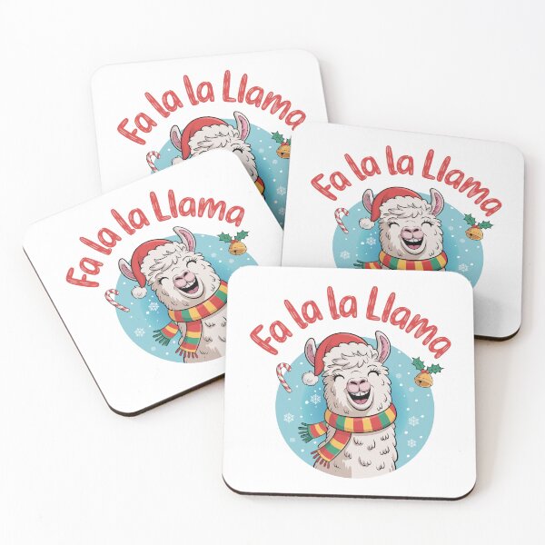 Item preview, Fa La La Llama Funny Christmas Animal Sticker designed and sold by Basferr..