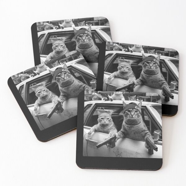 Item preview, Funny Gangster Cats Street  designed and sold by BASKF.