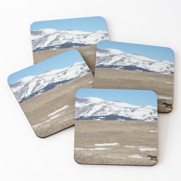 Item preview, Almost Solo Horse on the Rocky Mountain Front designed and sold by Vivar Photo.