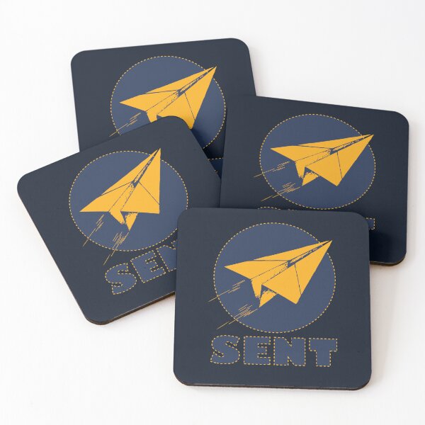 Item preview, Paper Airplane 'Sent' Stamp designed and sold by KiwiRider.