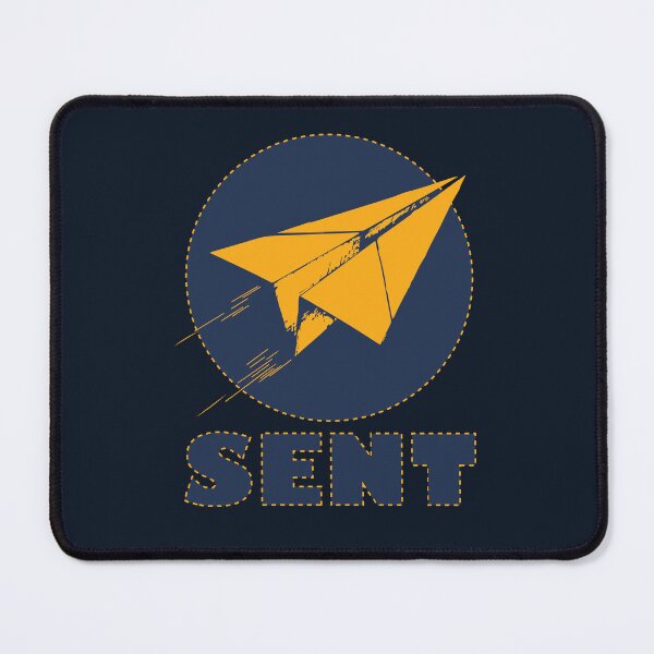Item preview, Paper Airplane 'Sent' Stamp designed and sold by KiwiRider.