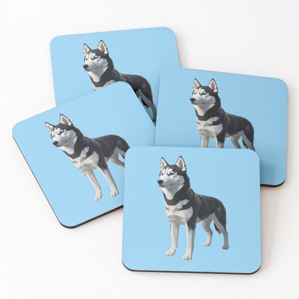 Item preview, Husky Siberiano Low Poly Arte Digital Geométrico designed and sold by bsbd-action.