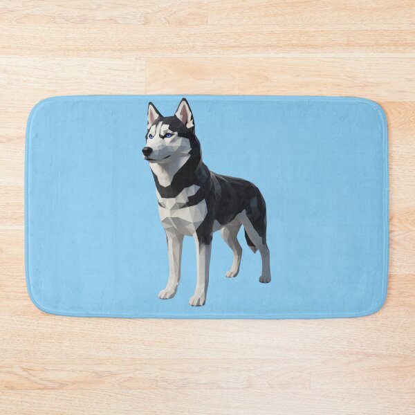 Item preview, Husky Siberiano Low Poly Arte Digital Geométrico designed and sold by bsbd-action.