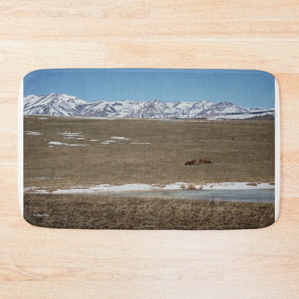 Item preview, Snow-Capped Mountains and Resting  Horses designed and sold by Vivar Photo.