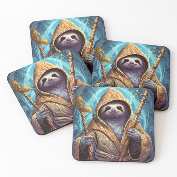 Item preview, Sloth Wizard designed and sold by Solace Sparkles.