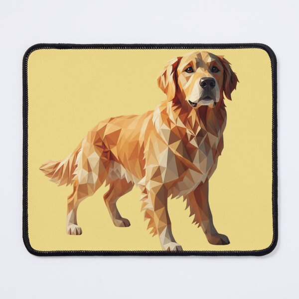 Item preview, Golden Retriever Low Poly Elegante Arte Poligonal designed and sold by bsbd-action.