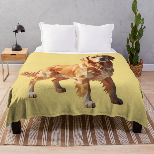 Item preview, Golden Retriever Low Poly Elegante Arte Poligonal designed and sold by bsbd-action.