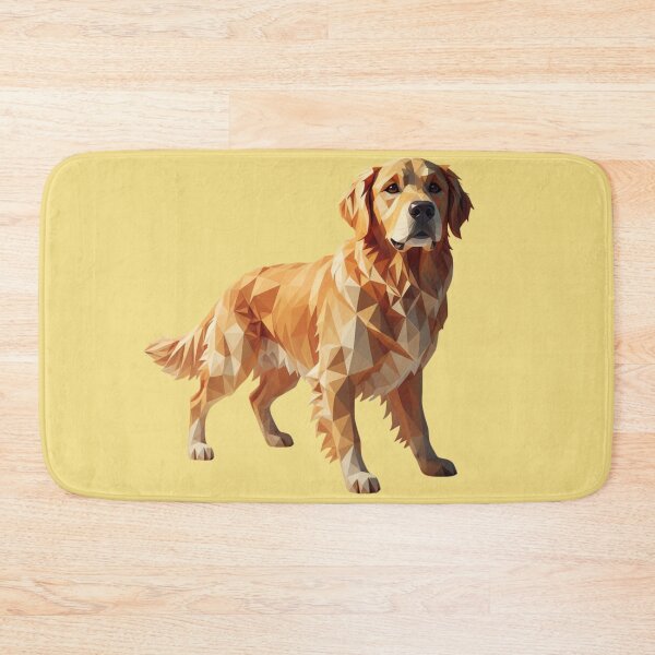 Item preview, Golden Retriever Low Poly Elegante Arte Poligonal designed and sold by bsbd-action.