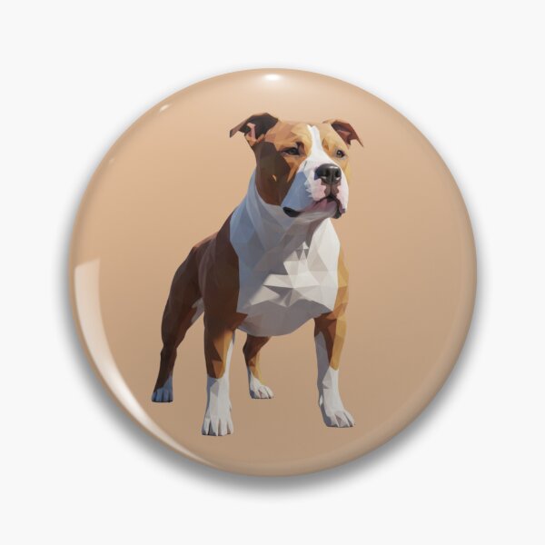 Item preview, American Pit Bull Terrier Low Poly Arte Fuerte designed and sold by bsbd-action.