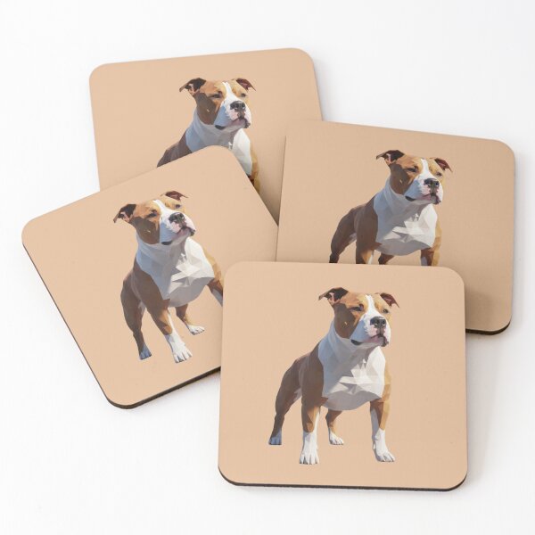 Item preview, American Pit Bull Terrier Low Poly Arte Fuerte designed and sold by bsbd-action.