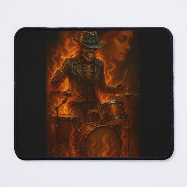 Item preview, Flaming Drummer of Lost Love designed and sold by Les-Ink-Studio.