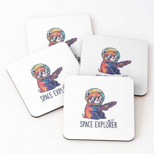 Item preview, ​Cute Galaxy Red Panda Astronaut - Space Explorer designed and sold by  ADBIB Design.