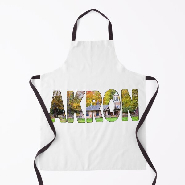 Item preview, AKRON - Ohio United States of America Fall Trees Historic designed and sold by Adam Gormley.