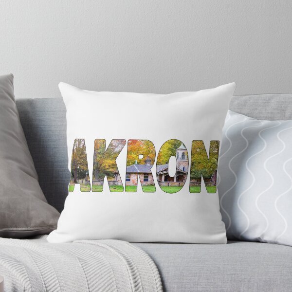 Item preview, AKRON - Ohio United States of America Fall Trees Historic designed and sold by Adam Gormley.