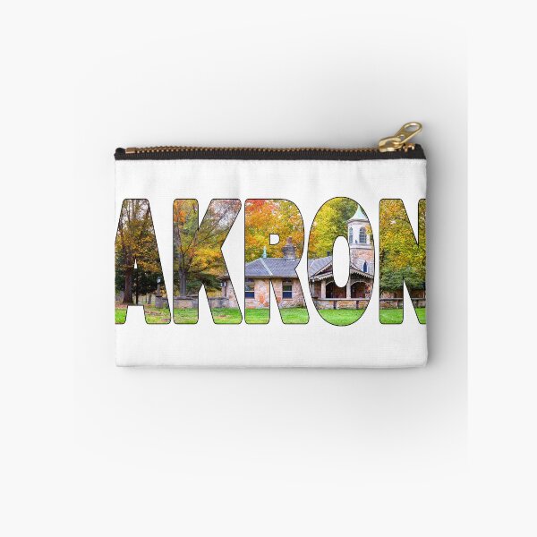 Item preview, AKRON - Ohio United States of America Fall Trees Historic designed and sold by Adam Gormley.