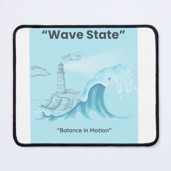 Item preview, Wave State – Balance in Motion designed and sold by FLOOVOStudio.