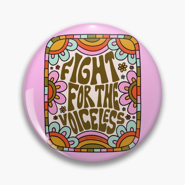 Item preview, Fight For The Voiceless designed and sold by doodlebymeg.