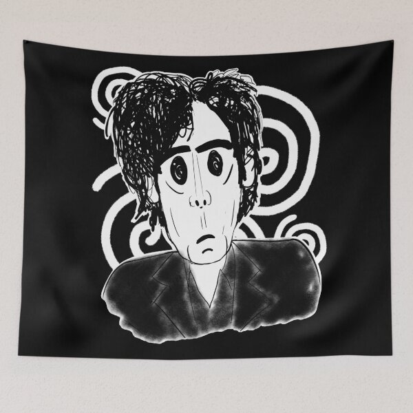 Item preview, Tim Burton Black and White Sketch  designed and sold by Jamie Collins.