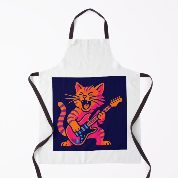 Item preview, Guitar Cat Rockstar designed and sold by threeABinks.
