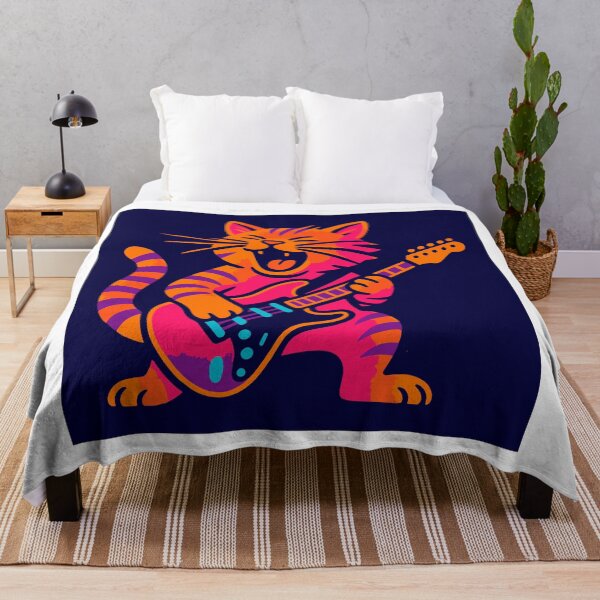 Item preview, Guitar Cat Rockstar designed and sold by threeABinks.