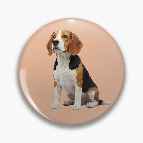 Item preview, Beagle Sentado Low Poly Arte Digital Poligonal designed and sold by bsbd-action.