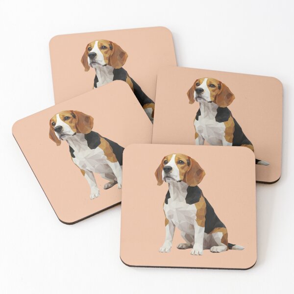 Item preview, Beagle Sentado Low Poly Arte Digital Poligonal designed and sold by bsbd-action.