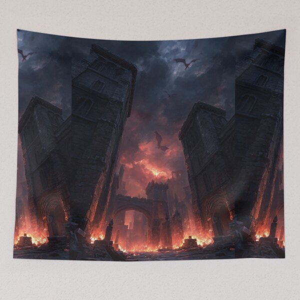 Item preview, Dusk Under a Fiery Sky designed and sold by Piotrek0001.