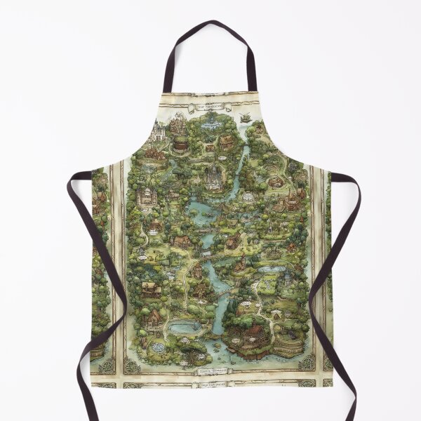 Item preview, Map of the Enchanted Valley designed and sold by Piotrek0001.