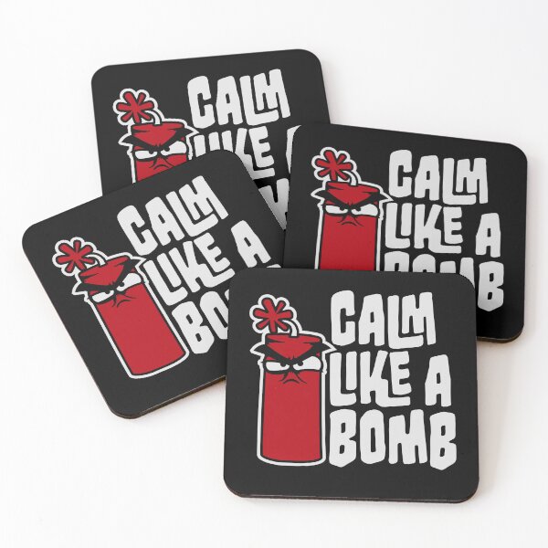 Item preview, Calm Like Bomb Paradox Irony Humor Explosive Intensity designed and sold by shirt-o-mat.