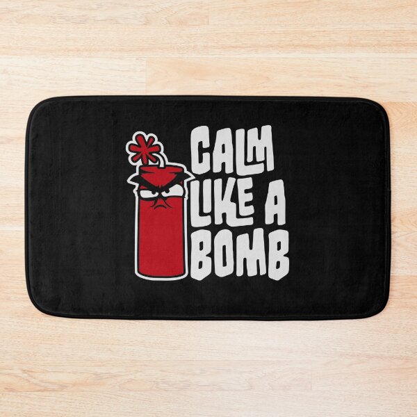 Item preview, Calm Like Bomb Paradox Irony Humor Explosive Intensity designed and sold by shirt-o-mat.