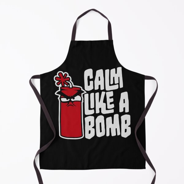 Item preview, Calm Like Bomb Paradox Irony Humor Explosive Intensity designed and sold by shirt-o-mat.