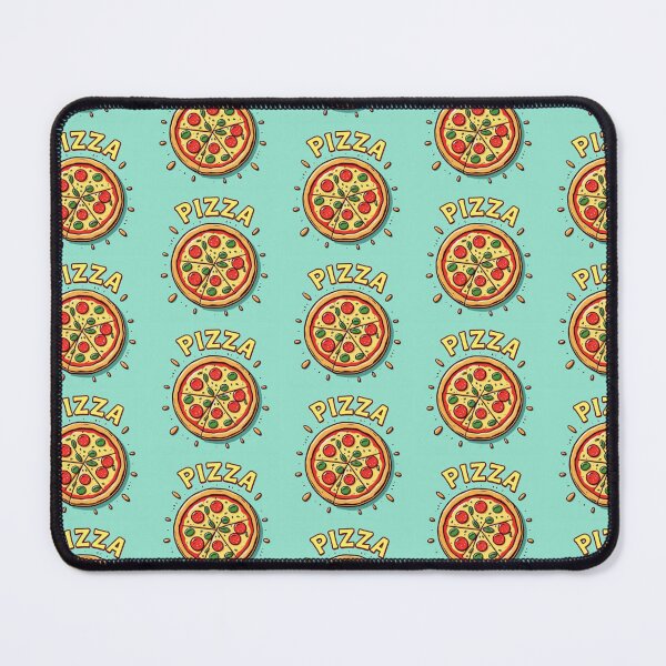 Item preview, Pizza Light Blue Pop Art Collection designed and sold by SaucyFoodTruck.