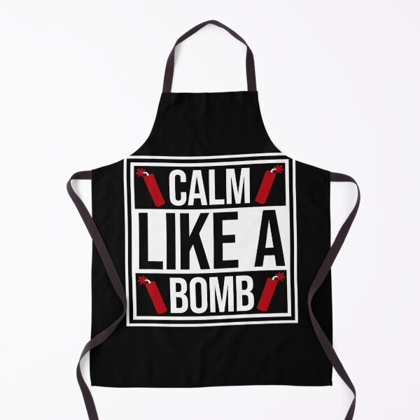 Item preview, Calm Like Bomb Paradox Irony Humor Explosive Intensity designed and sold by shirt-o-mat.