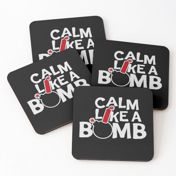 Item preview, Calm Like Bomb Paradox Irony Humor Explosive Intensity designed and sold by shirt-o-mat.