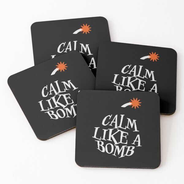 Item preview, Calm Like Bomb Paradox Irony Humor Explosive Intensity designed and sold by shirt-o-mat.