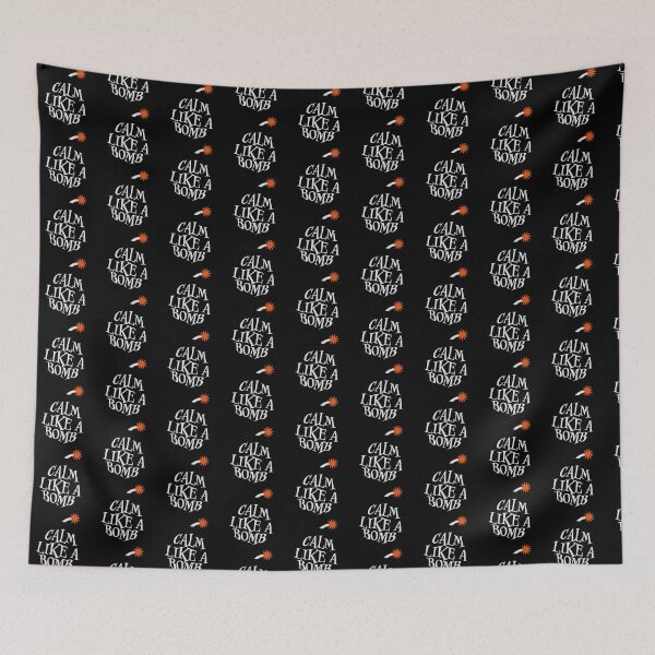 Item preview, Calm Like Bomb Paradox Irony Humor Explosive Intensity designed and sold by shirt-o-mat.